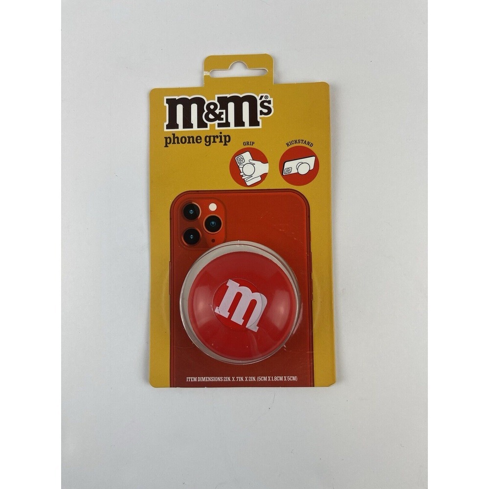 Red M&M‎ Phone Grip-pop Grip- Brand New